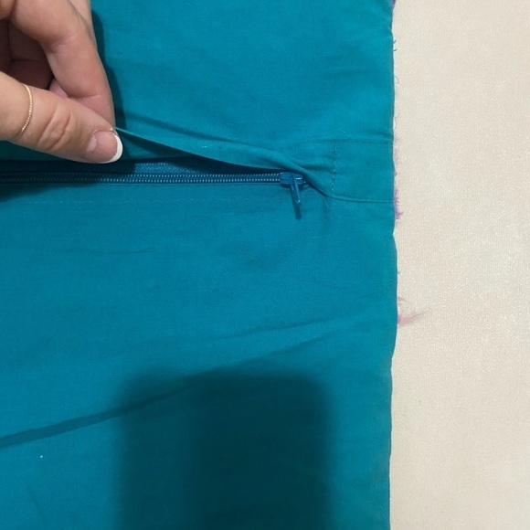 Surya 18x18 embroidered morrocan inspired textured pattern colorful pillow cover - Picture 6 of 6